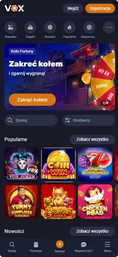 Games Vox Casino