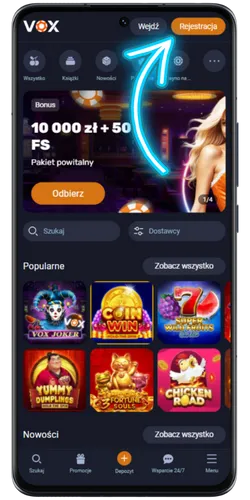 Vox Casino Register